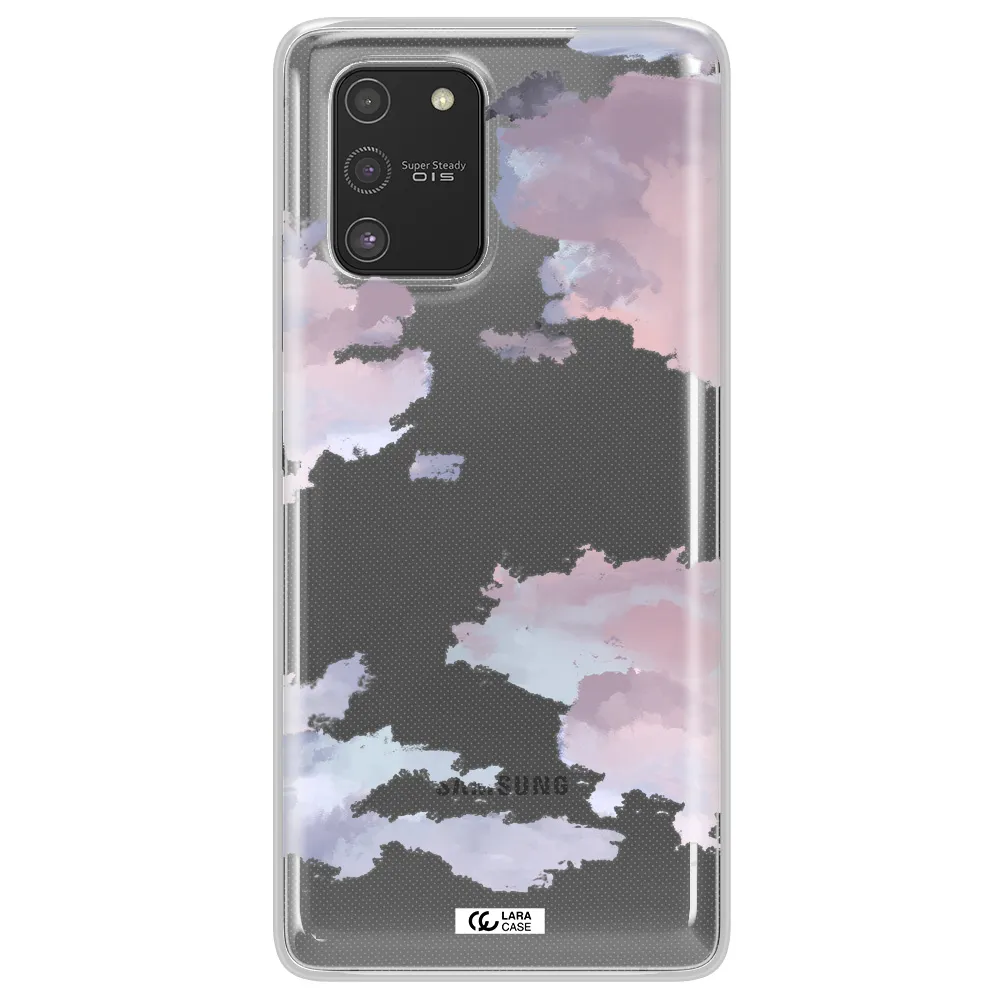 A Close-Up Of A Cloud Samsung S10 Lite Clear Tpu Case