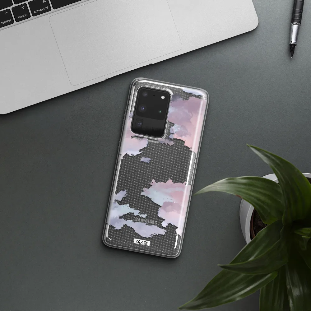 A Close-Up Of A Cloud Samsung S20 Ultra Clear Tpu Case