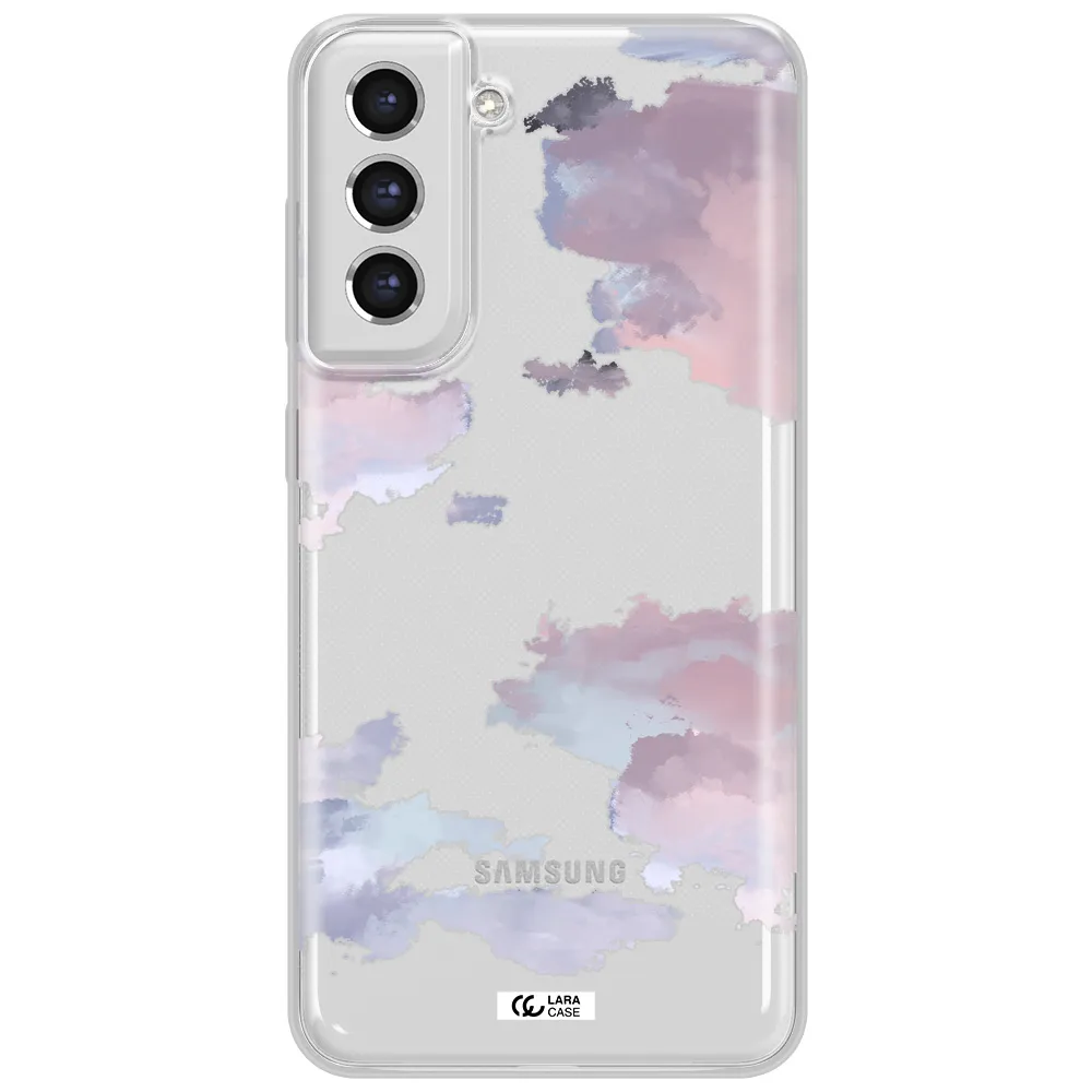 A Close-Up Of A Cloud Samsung S21 Fe Clear Tpu Case