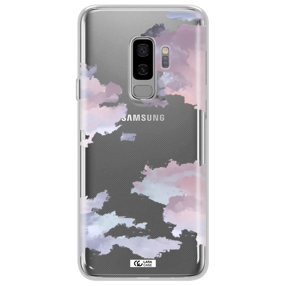 A Close-Up Of A Cloud Samsung S9 Plus Clear Tpu Case