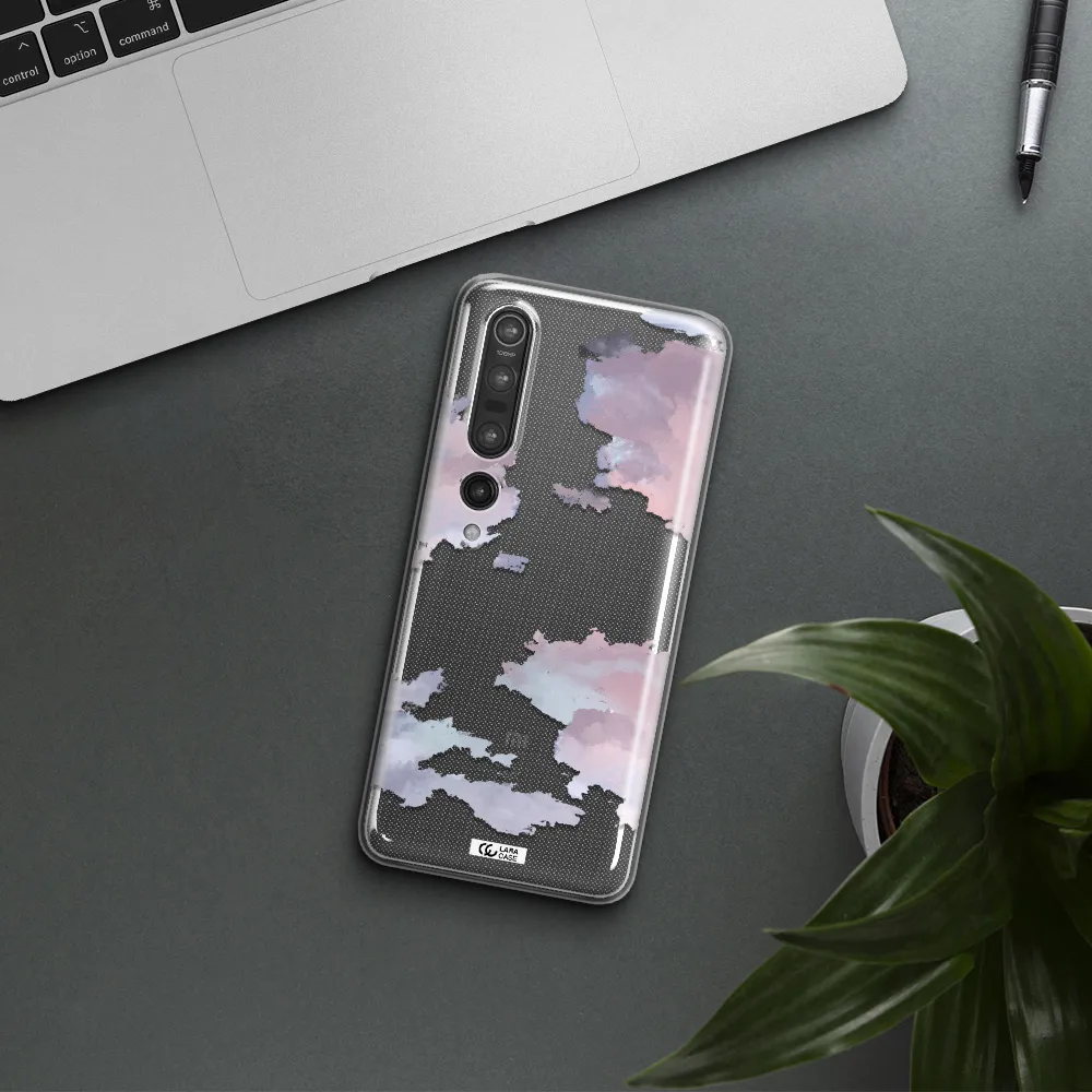 A Close-Up Of A Cloud Xiaomi Mi 10 Pro Clear Tpu Case