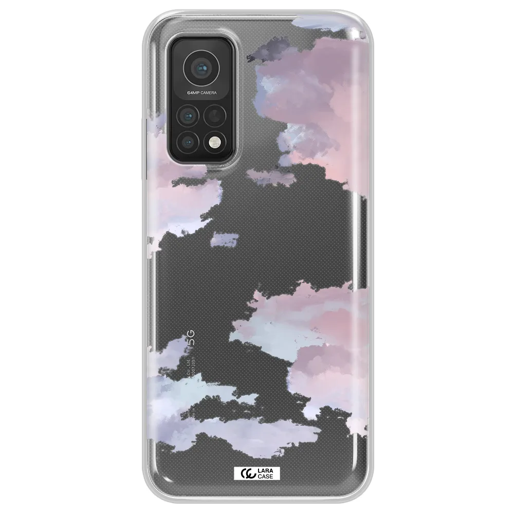 A Close-Up Of A Cloud Xiaomi Mi 10T Clear Tpu Case