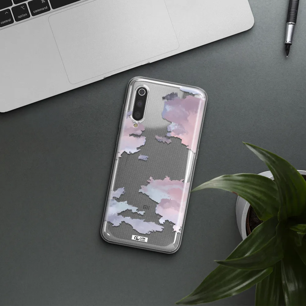 A Close-Up Of A Cloud Xiaomi Mi 9 Clear Tpu Case
