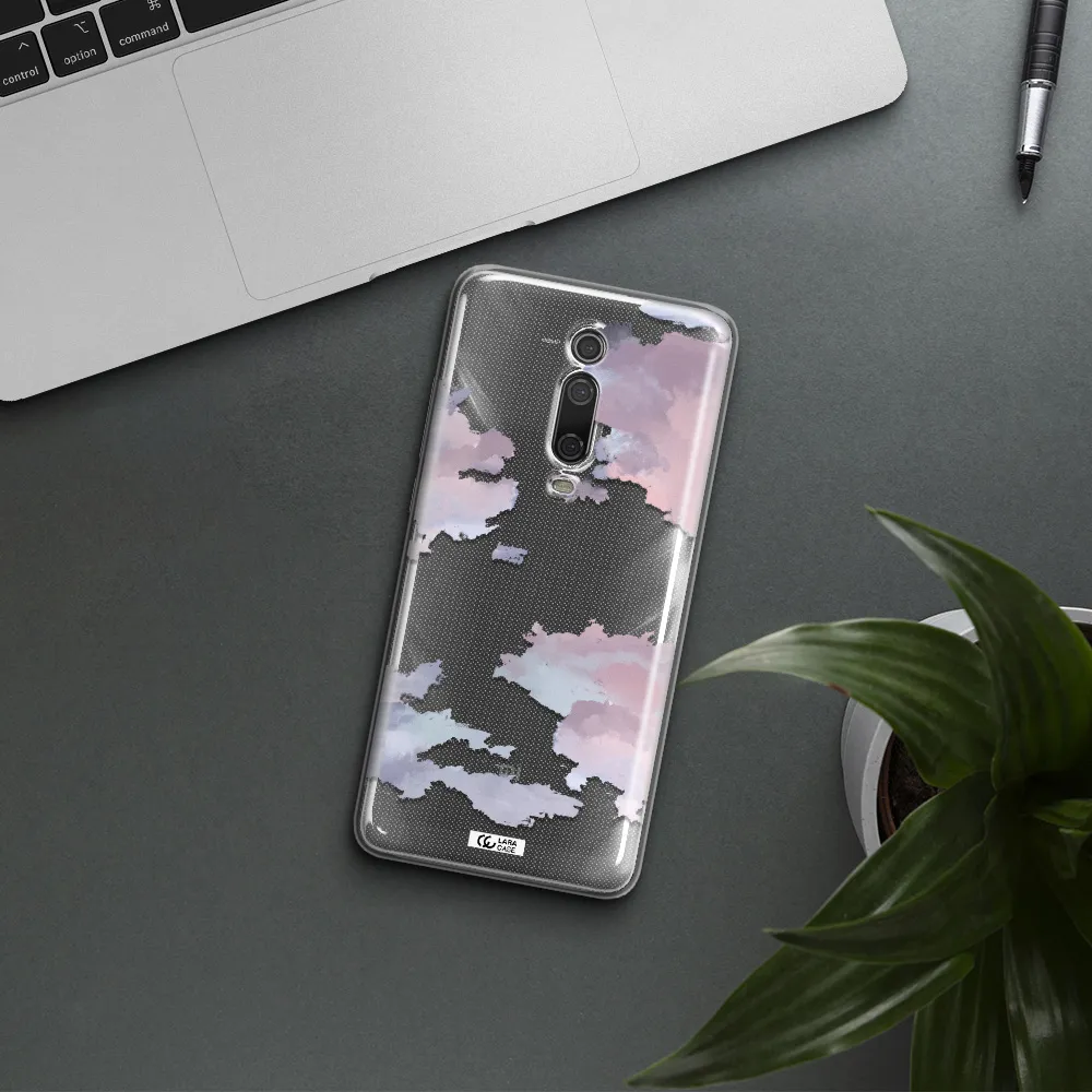 A Close-Up Of A Cloud Xiaomi Mi 9T Clear Tpu Case