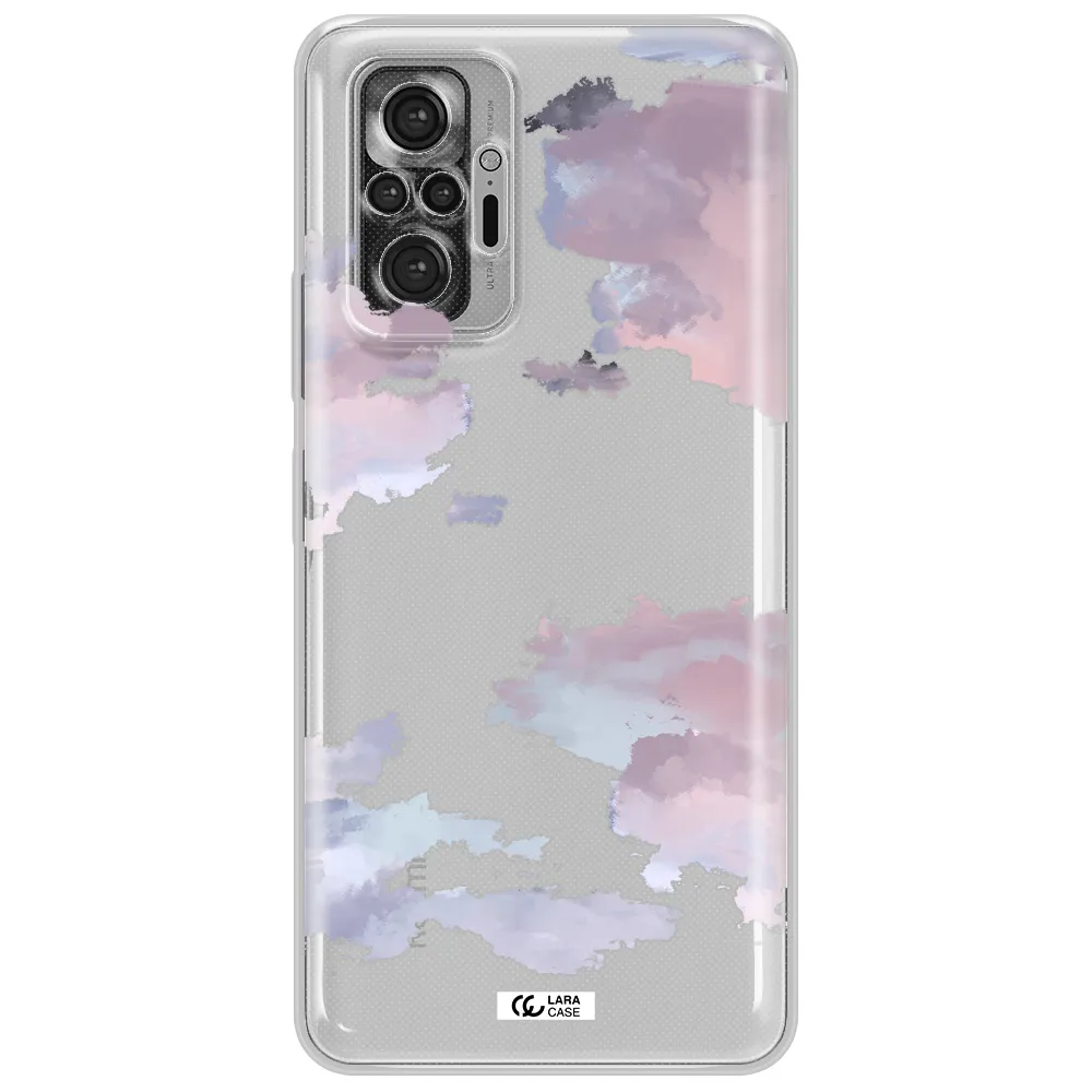 A Close-Up Of A Cloud Xiaomi Note 10 Pro Clear Tpu Case