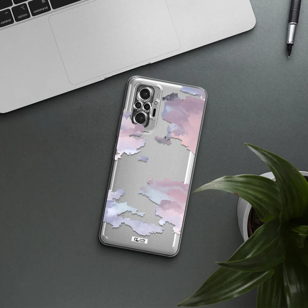 A Close-Up Of A Cloud Xiaomi Note 10 Pro Clear Tpu Case