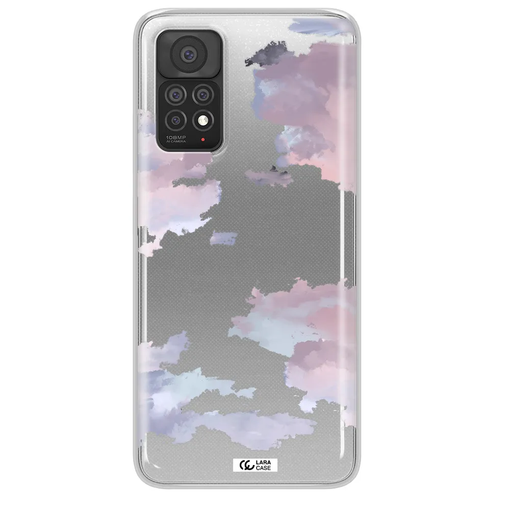 A Close-Up Of A Cloud Xiaomi Note 11 Pro Clear Tpu Case