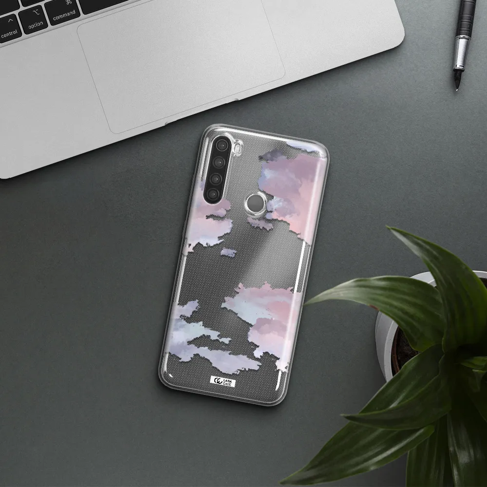 A Close-Up Of A Cloud Xiaomi Note 8 Clear Tpu Case