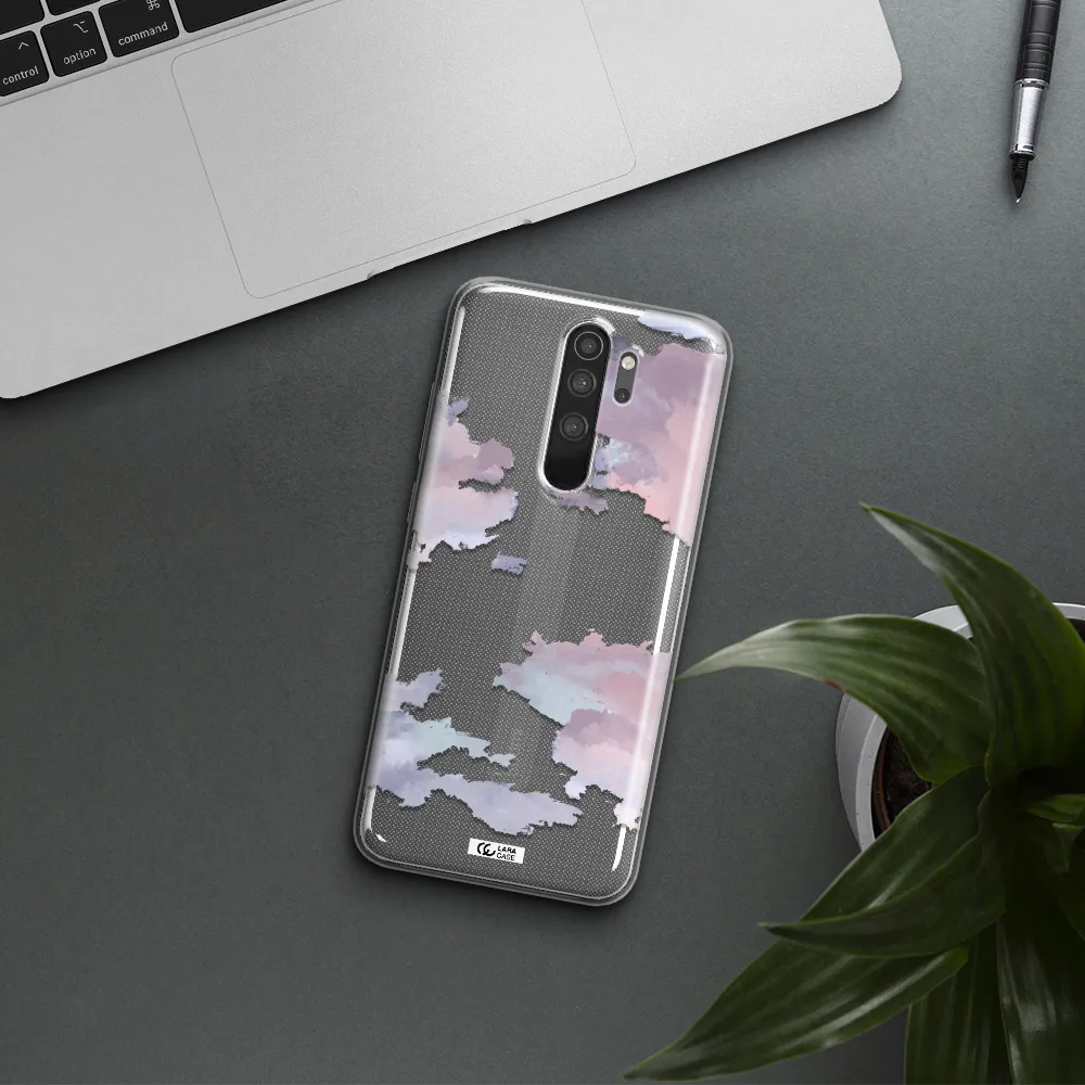 A Close-Up Of A Cloud Xiaomi Note 8 Pro Clear Tpu Case
