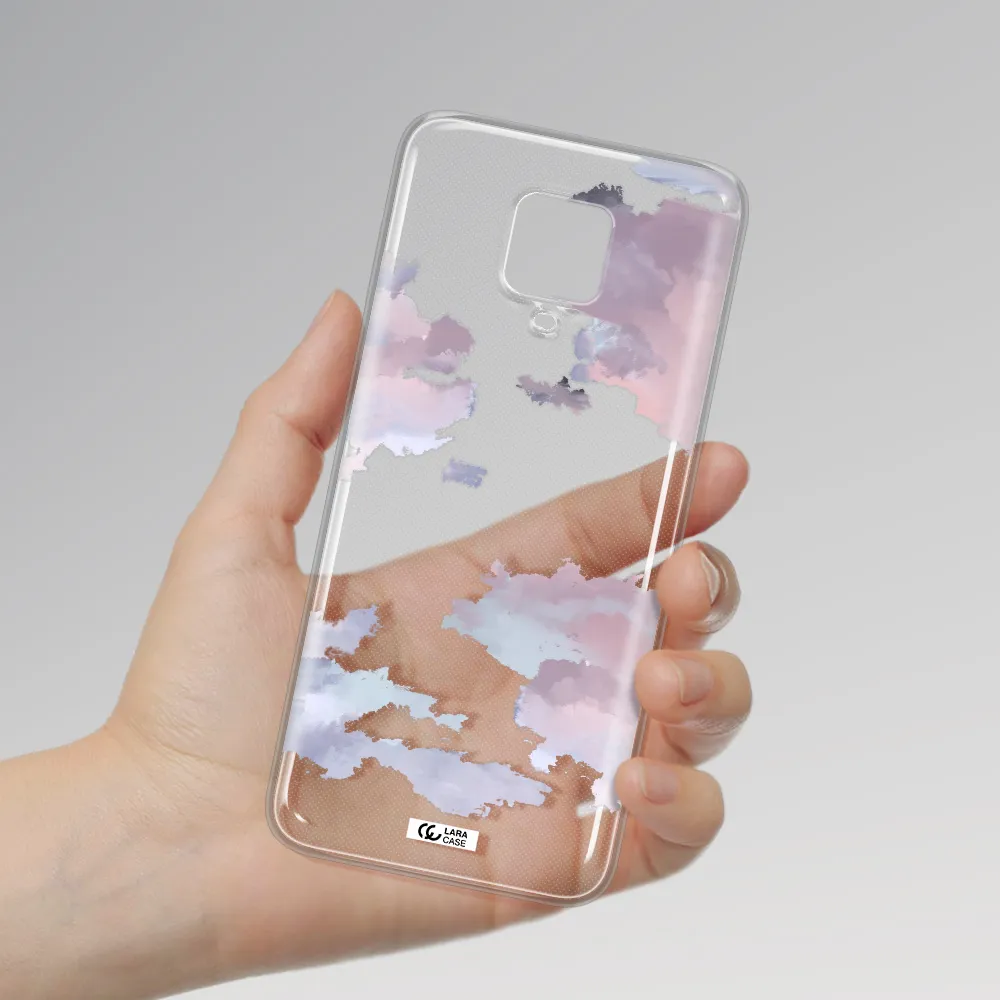A Close-Up Of A Cloud Xiaomi Note 9 Pro Clear Tpu Case