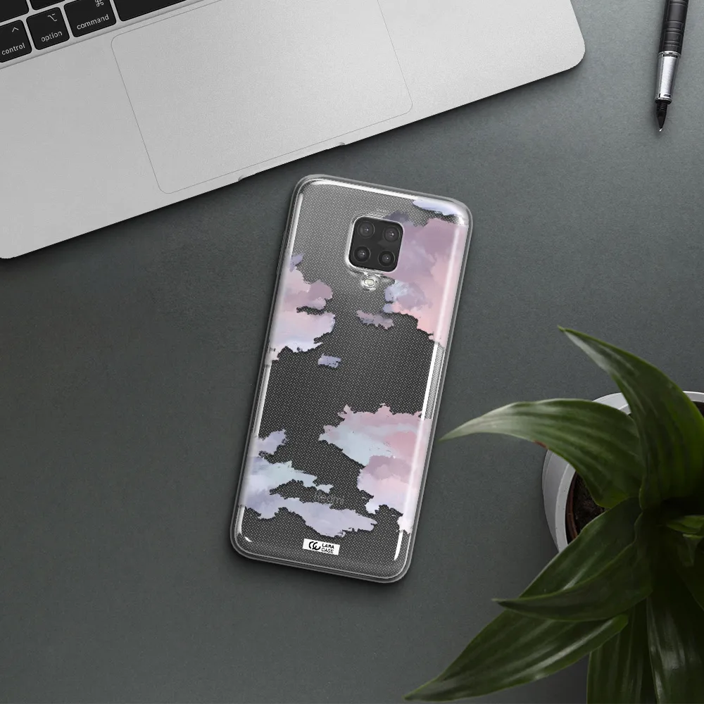 A Close-Up Of A Cloud Xiaomi Note 9 Pro Clear Tpu Case