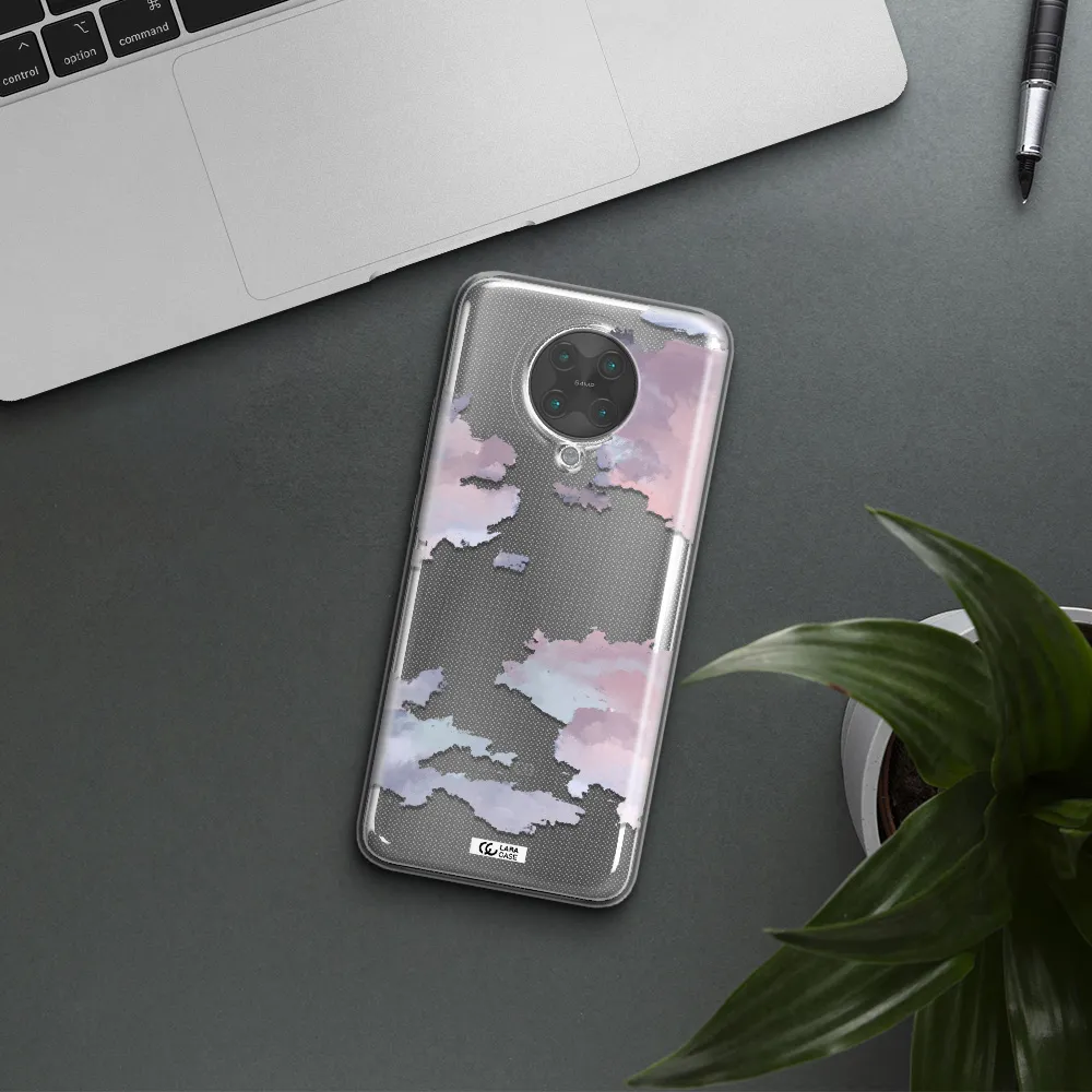 A Close-Up Of A Cloud Xiaomi Poco F2 Pro Clear Tpu Case