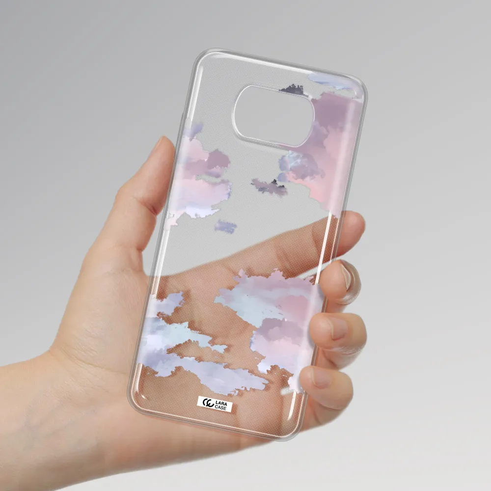 A Close-Up Of A Cloud Xiaomi Poco X3 Clear Tpu Case