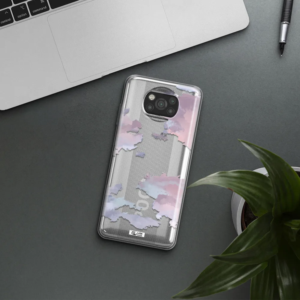 A Close-Up Of A Cloud Xiaomi Poco X3 Clear Tpu Case