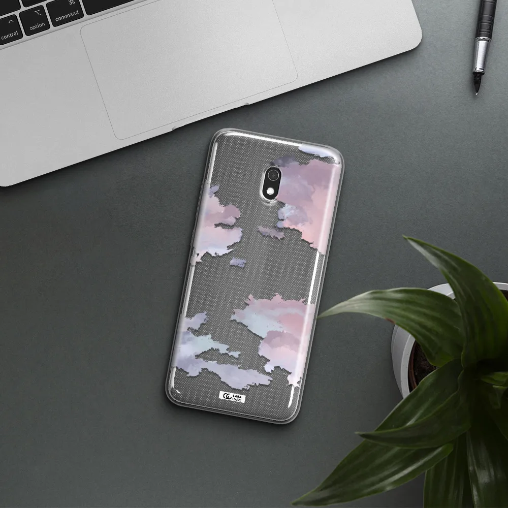 A Close-Up Of A Cloud Xiaomi Redmi 8A Clear Tpu Case