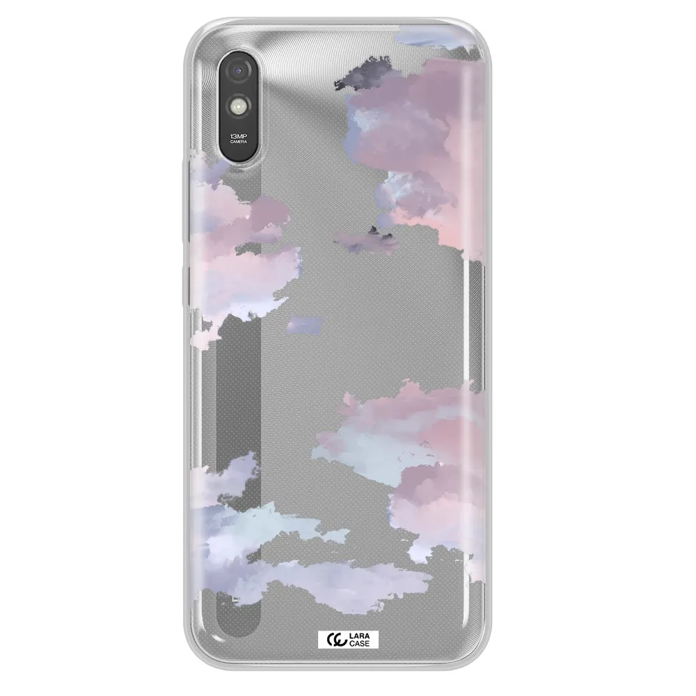 A Close-Up Of A Cloud Xiaomi Redmi 9A Clear Tpu Case
