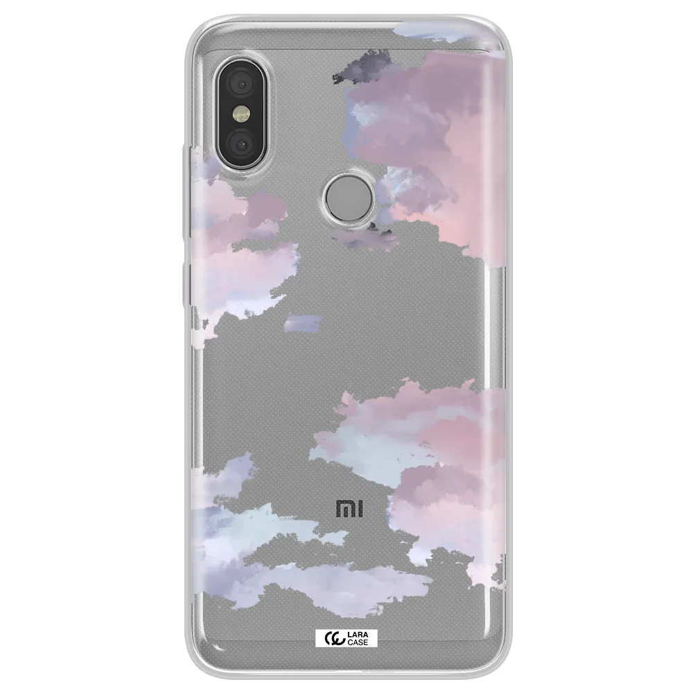 A Close-Up Of A Cloud Xiaomi Redmi Note 6 Pro Clear Tpu Case