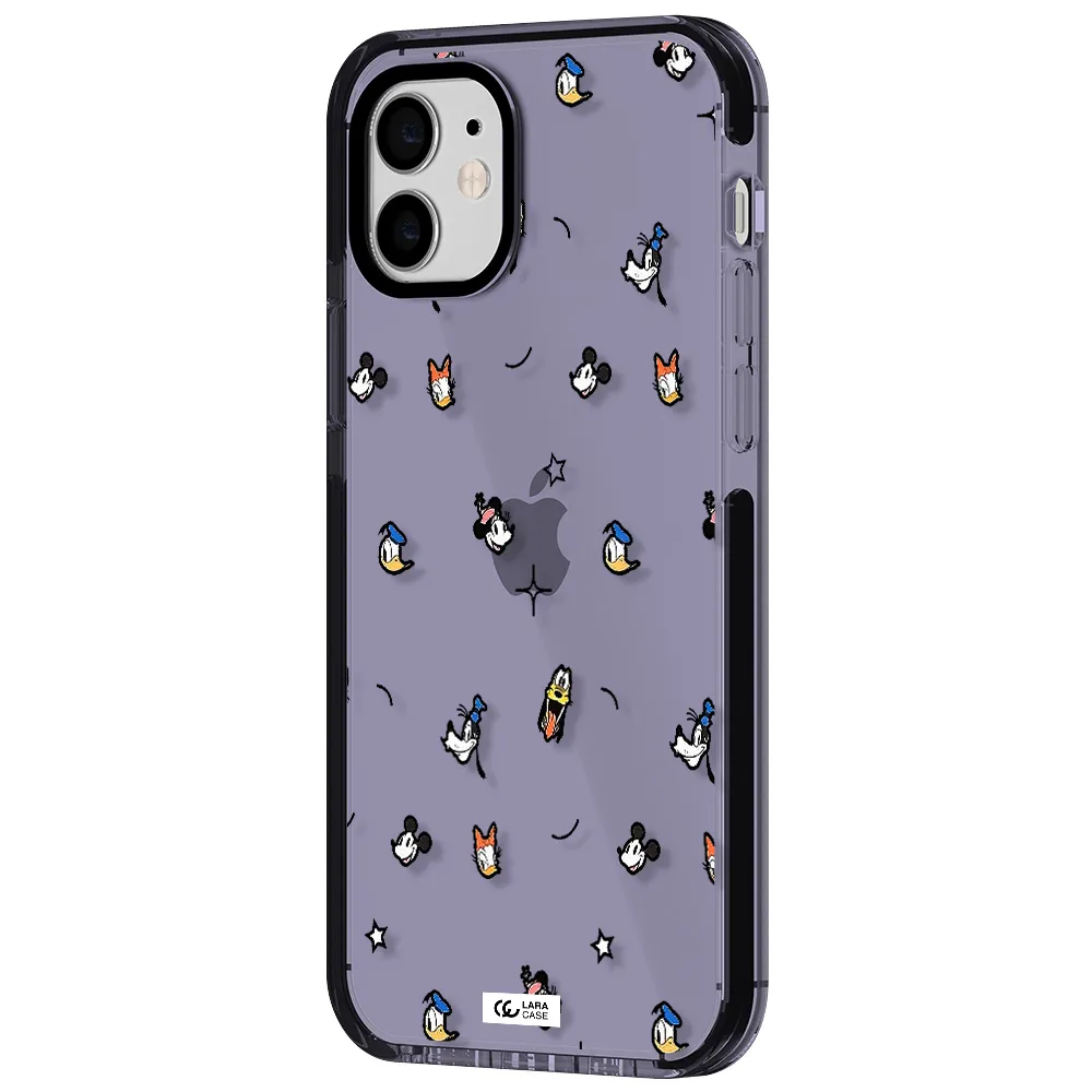 disney face pattern Apple iPhone 11 impact Lilac Case