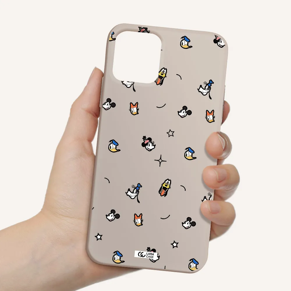 disney face pattern Apple iPhone 11 pro max Silicone Stone Case