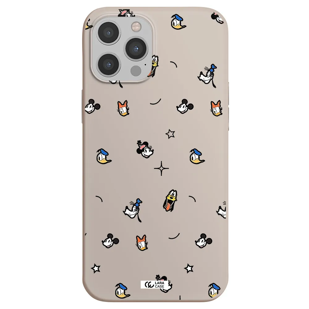 disney face pattern Apple iPhone 12 pro Silicone Stone Case