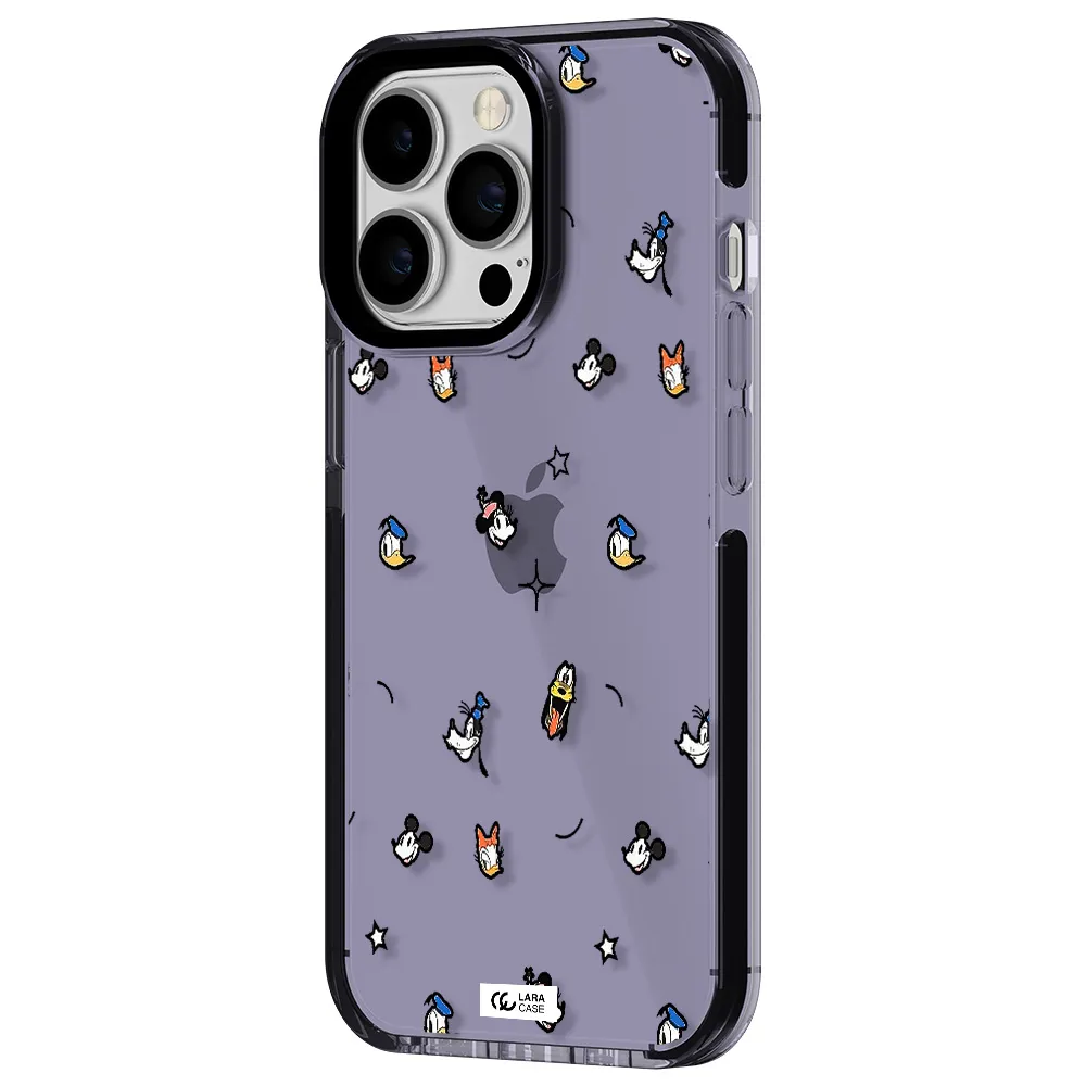 disney face pattern Apple iPhone 13 Pro impact Lilac Case