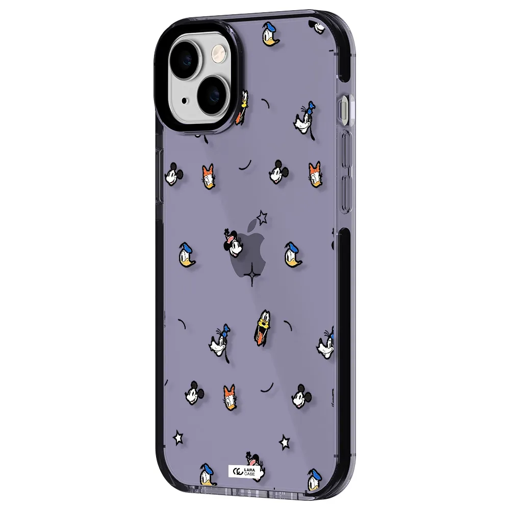 disney face pattern Apple iPhone 14 plus impact Lilac Case