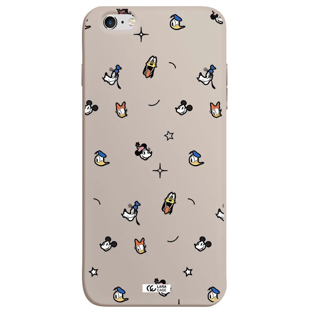 disney face pattern Apple iPhone 6 plus Silicone Stone Case