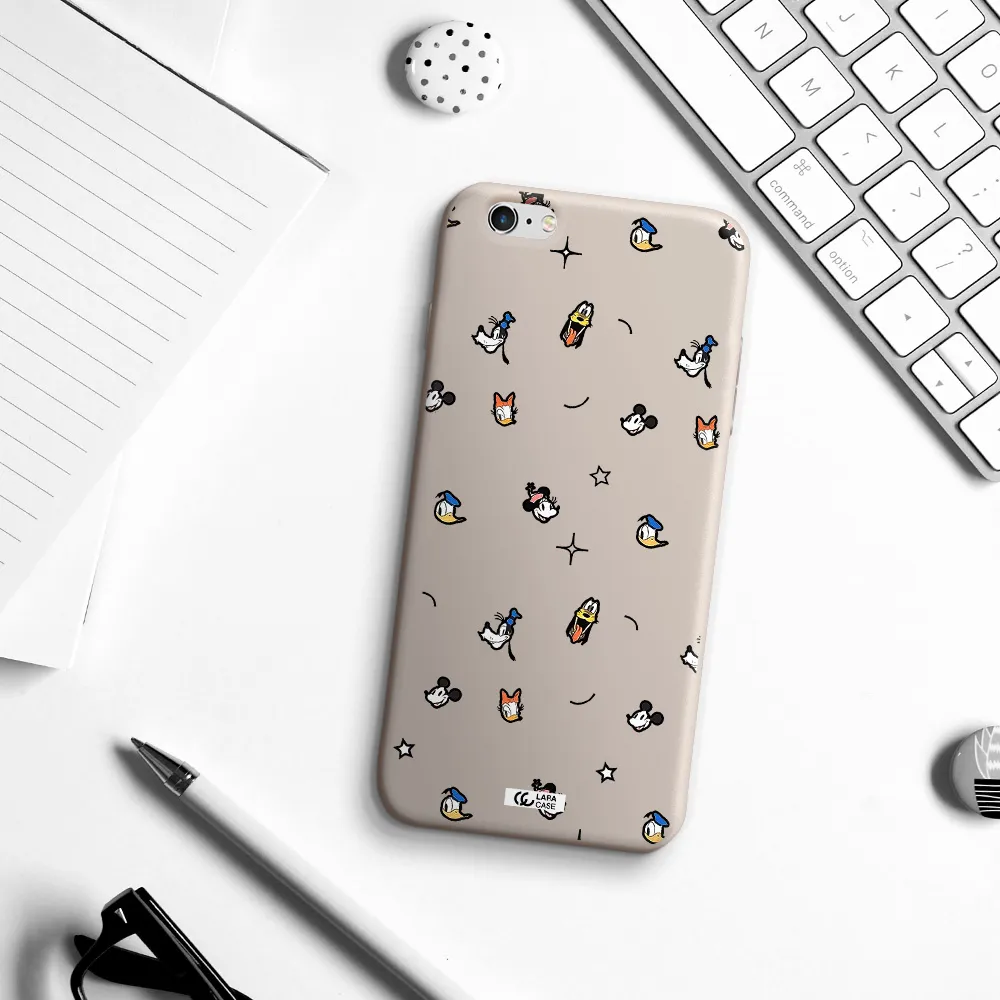 disney face pattern Apple iPhone 6 plus Silicone Stone Case
