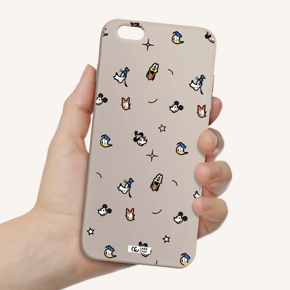 disney face pattern Apple iPhone 6 s plus Silicone Stone Case