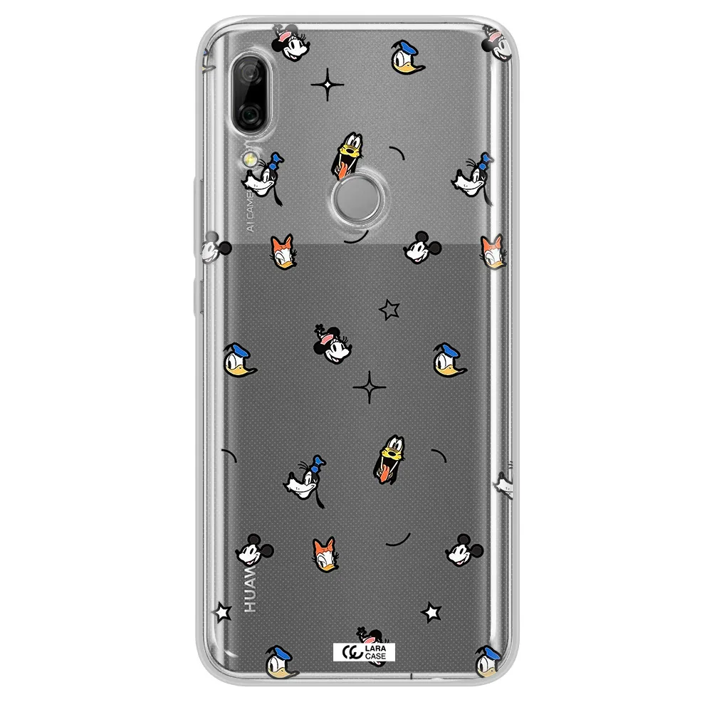 Disney Face Pattern Huawei P Smart Z Clear Tpu Case
