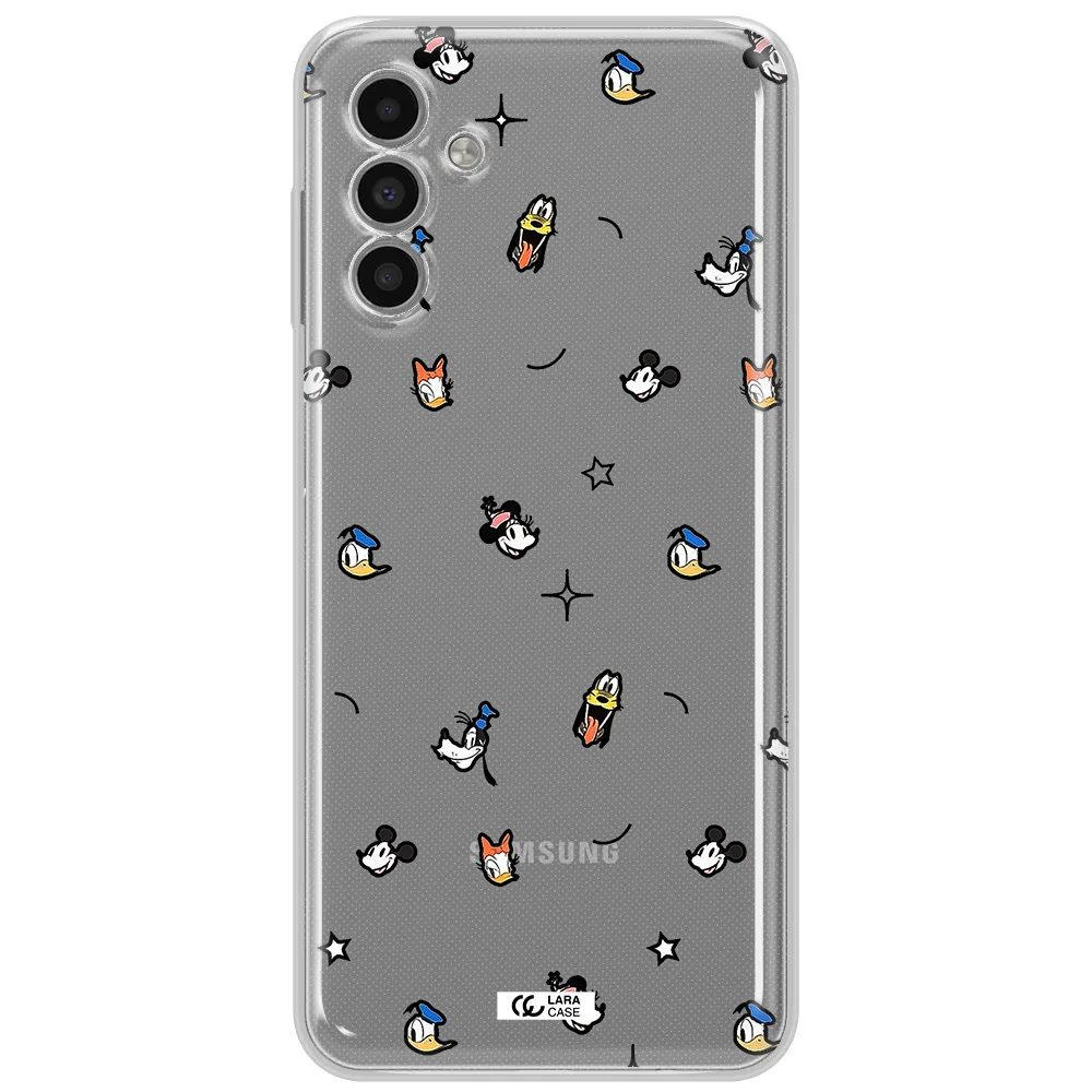 Disney Face Pattern Samsung A13 5G Clear Tpu Case
