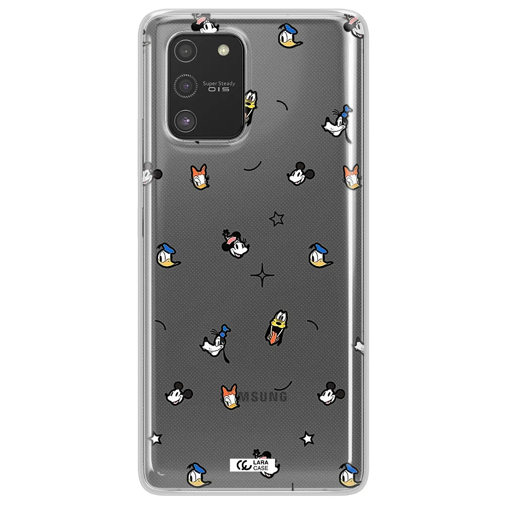 Disney Face Pattern Samsung S10 Lite Clear Tpu Case