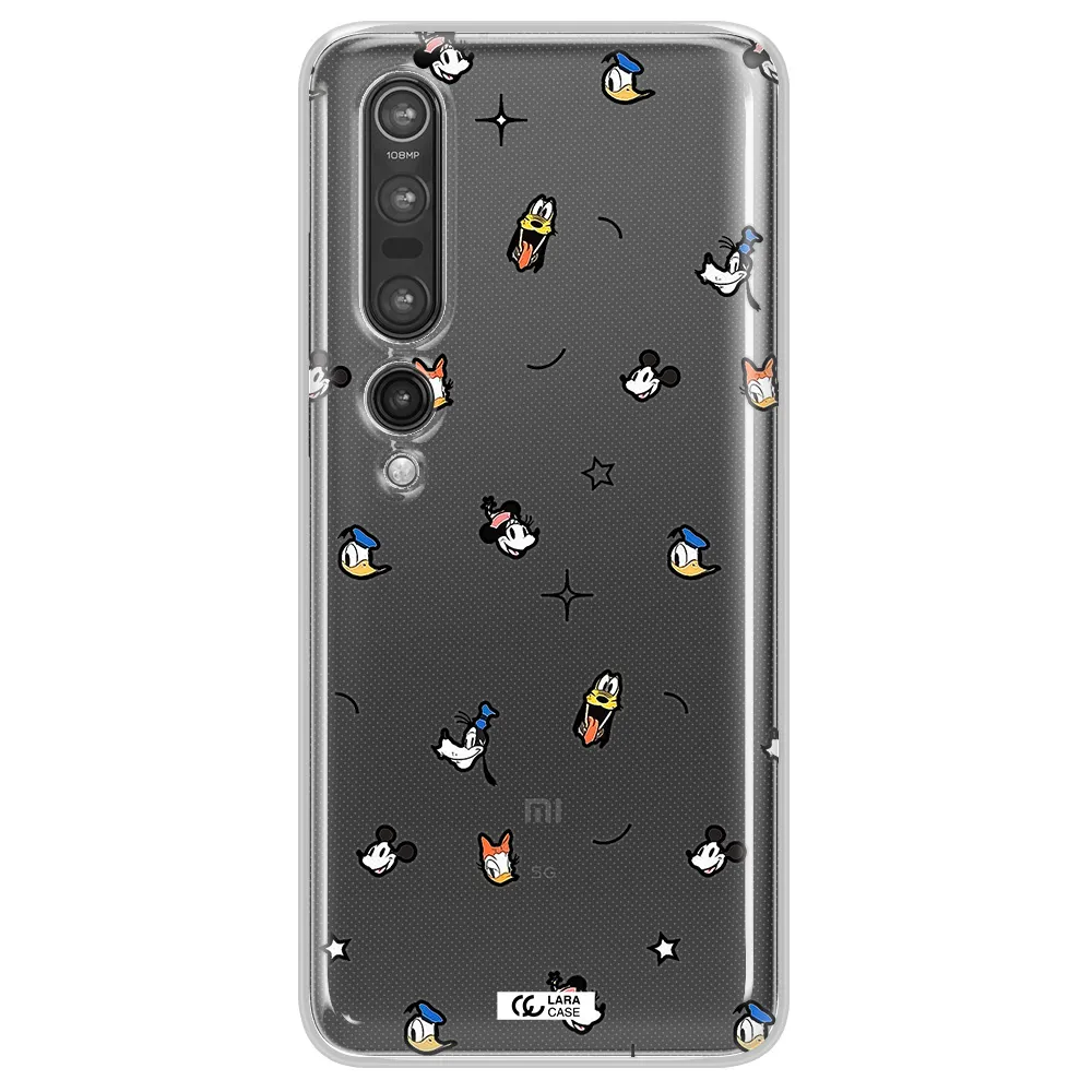Disney Face Pattern Xiaomi Mi 10 Pro Clear Tpu Case
