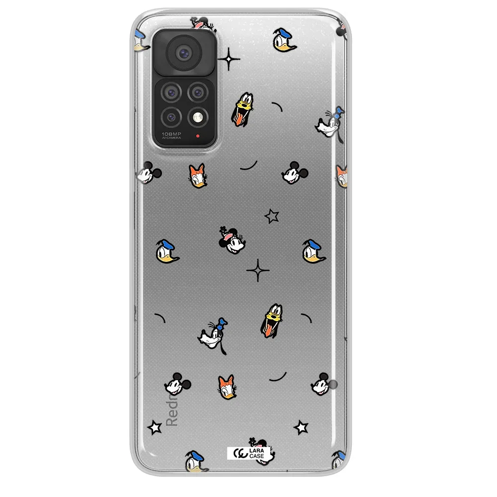 Disney Face Pattern Xiaomi Note 11 Pro Clear Tpu Case