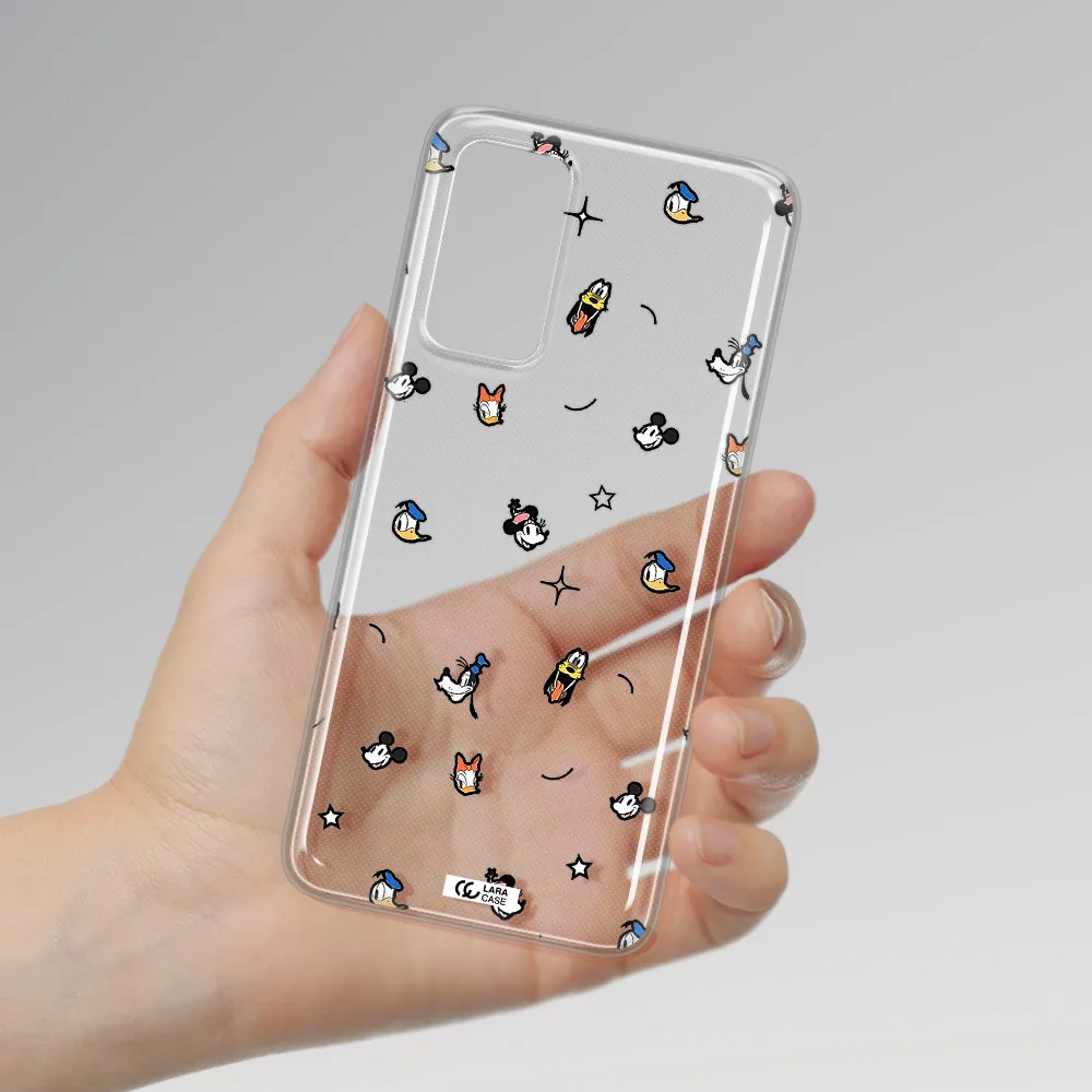 Disney Face Pattern Xiaomi Note 11 Pro Clear Tpu Case