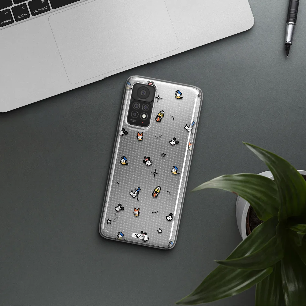 Disney Face Pattern Xiaomi Note 11 Pro Clear Tpu Case
