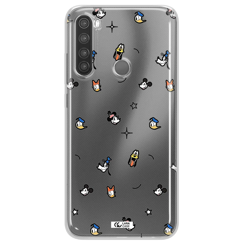 Disney Face Pattern Xiaomi Note 8 Clear Tpu Case