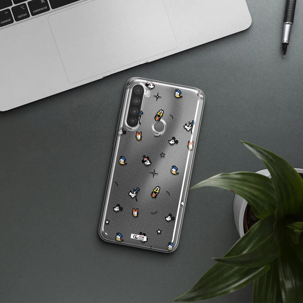 Disney Face Pattern Xiaomi Note 8 Clear Tpu Case