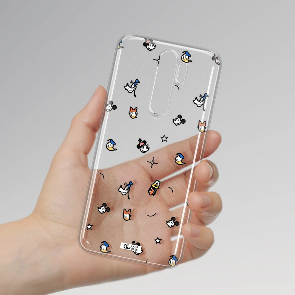 Disney Face Pattern Xiaomi Note 8 Pro Clear Tpu Case