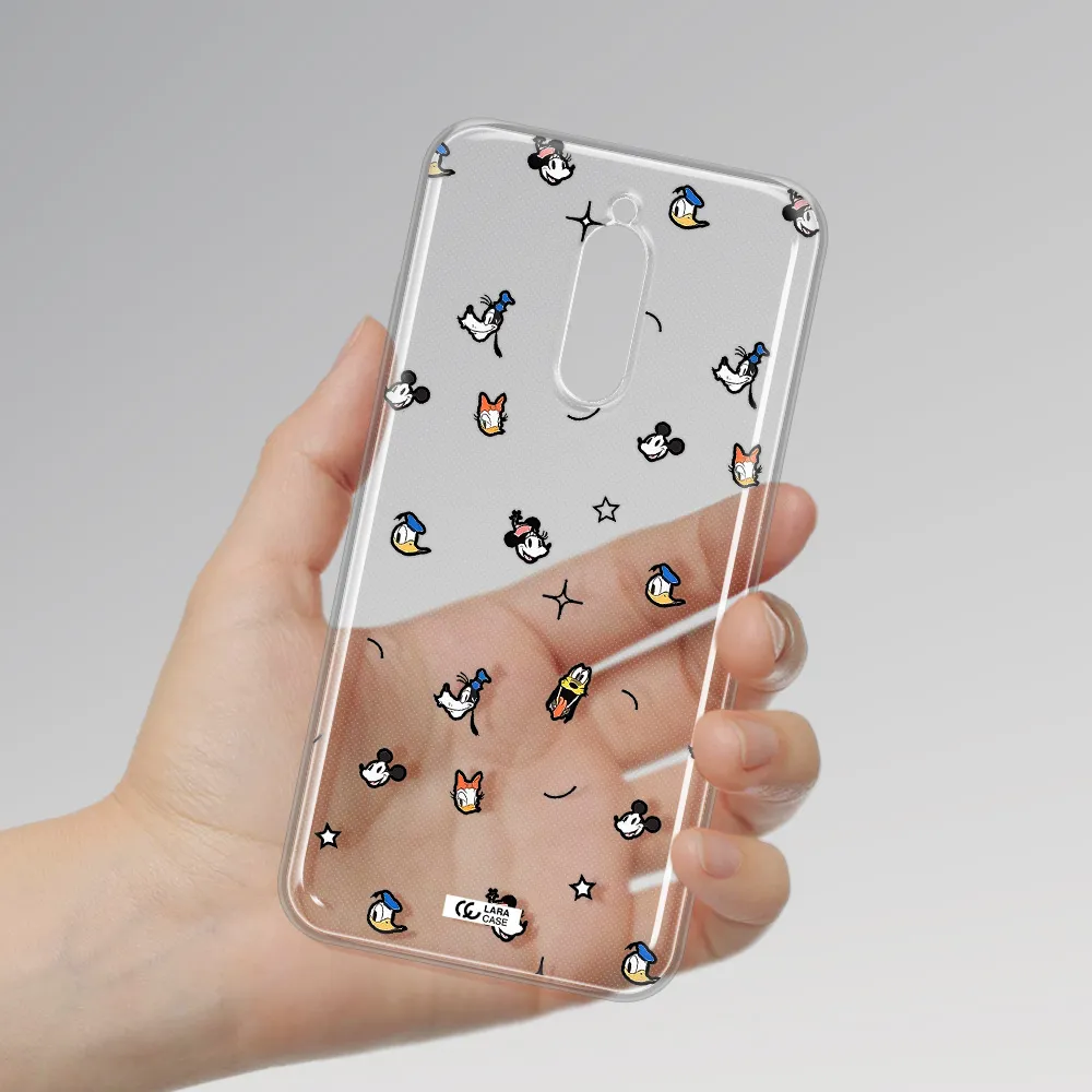 Disney Face Pattern Xiaomi Redmi 8 Clear Tpu Case