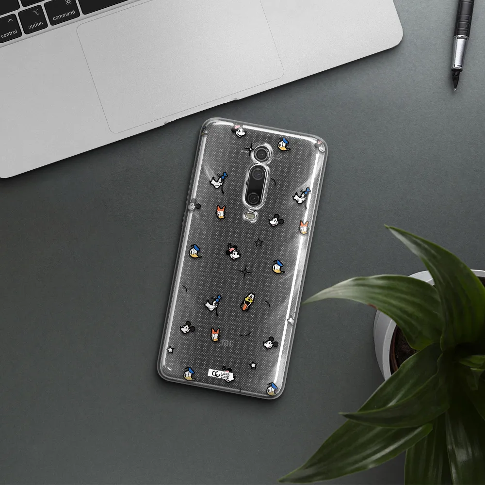 Disney Face Pattern Xiaomi Redmi K20 Clear Tpu Case