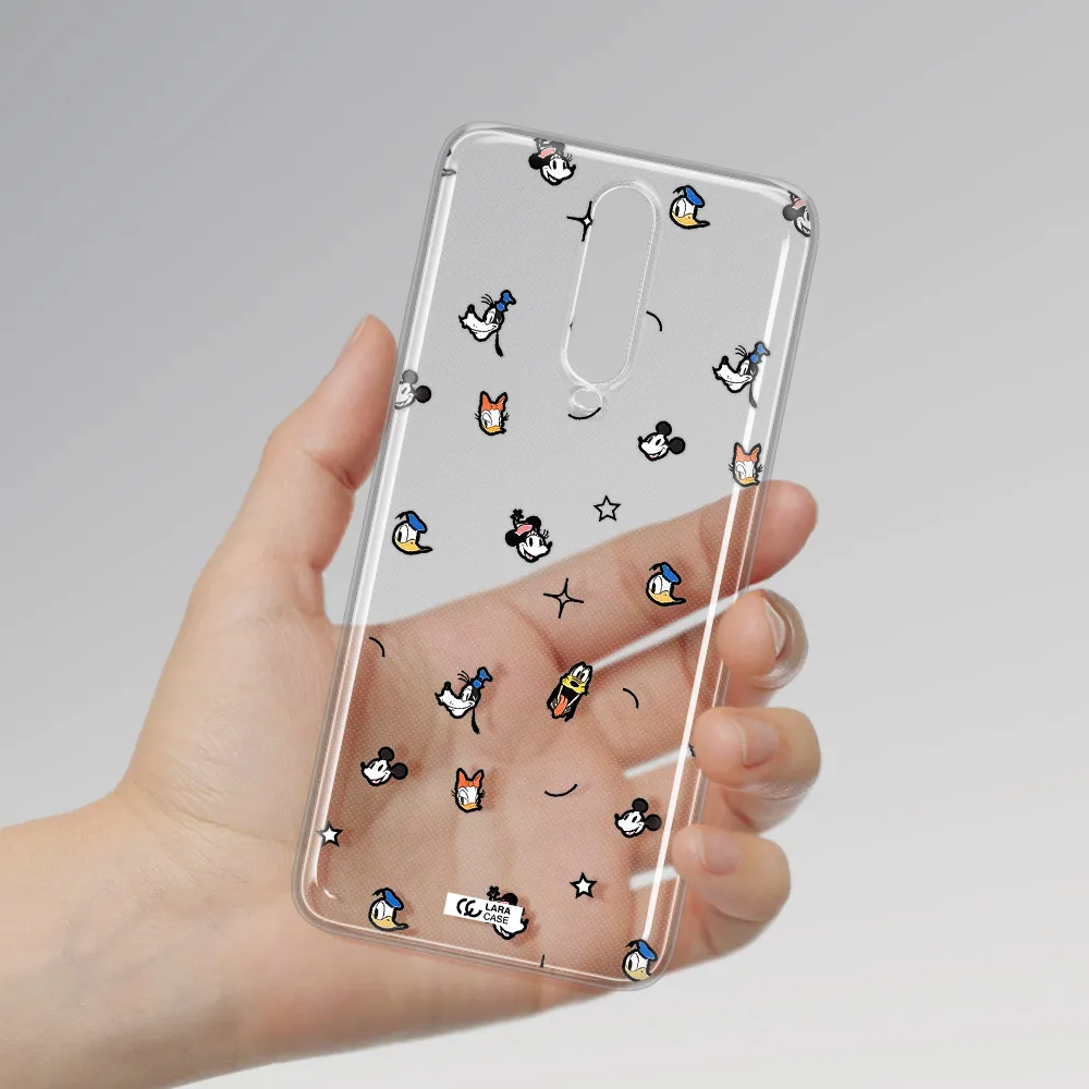 Disney Face Pattern Xiaomi Redmi K30 Clear Tpu Case