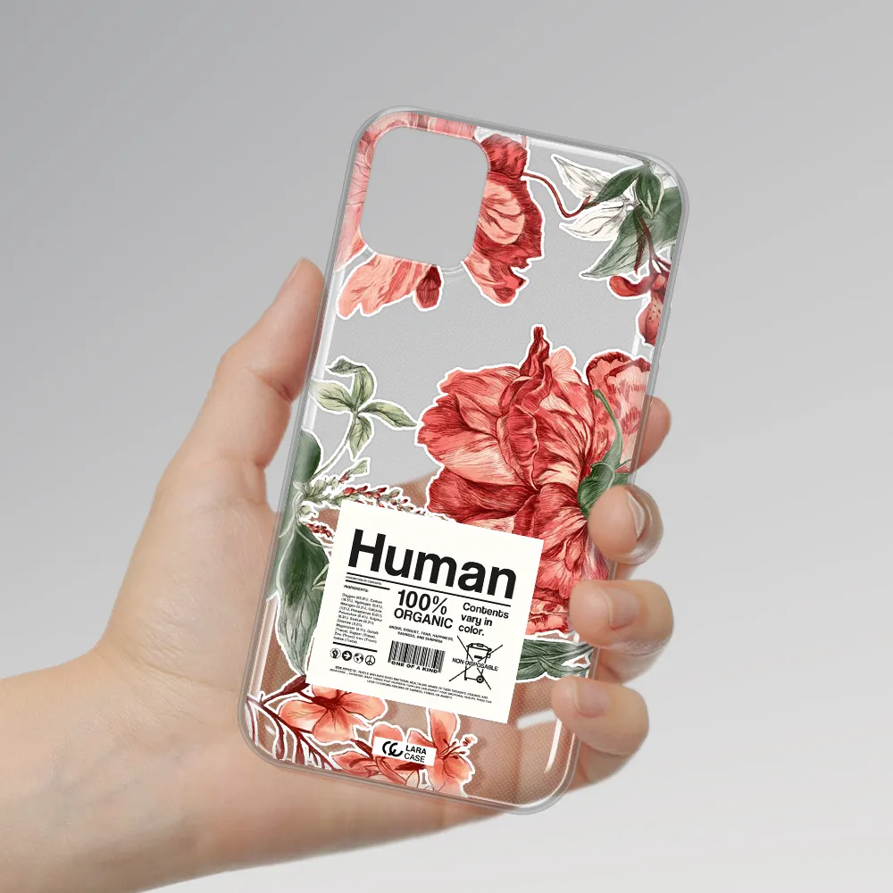 A Cover Of A Book With Flowers Apple Iphone 11 Clear Tpu Case