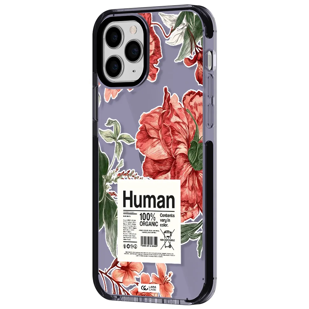 a cover of a book with flowers Apple iPhone 11 pro max impact Lilac Case