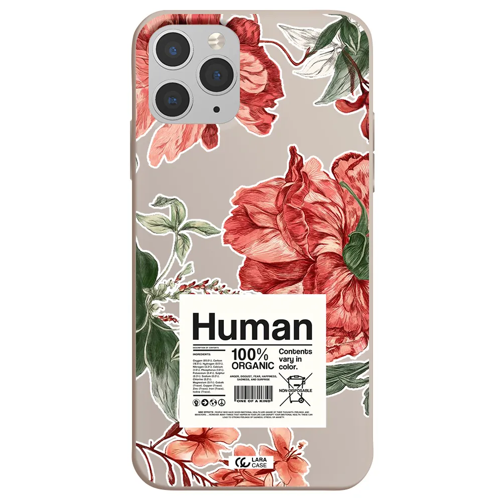 a cover of a book with flowers Apple iPhone 11 pro Silicone Stone Case