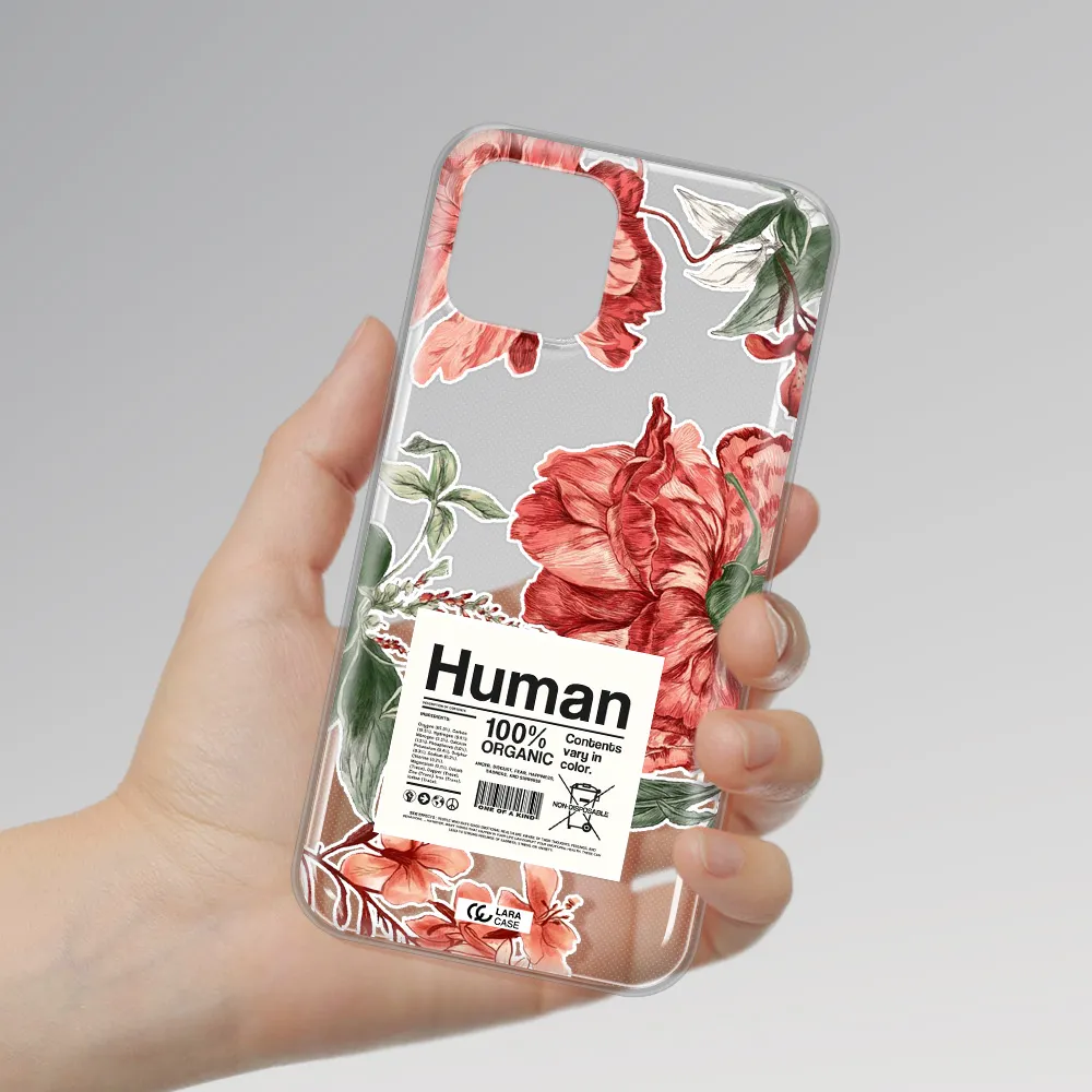 A Cover Of A Book With Flowers Apple Iphone 12 Mini Clear Tpu Case
