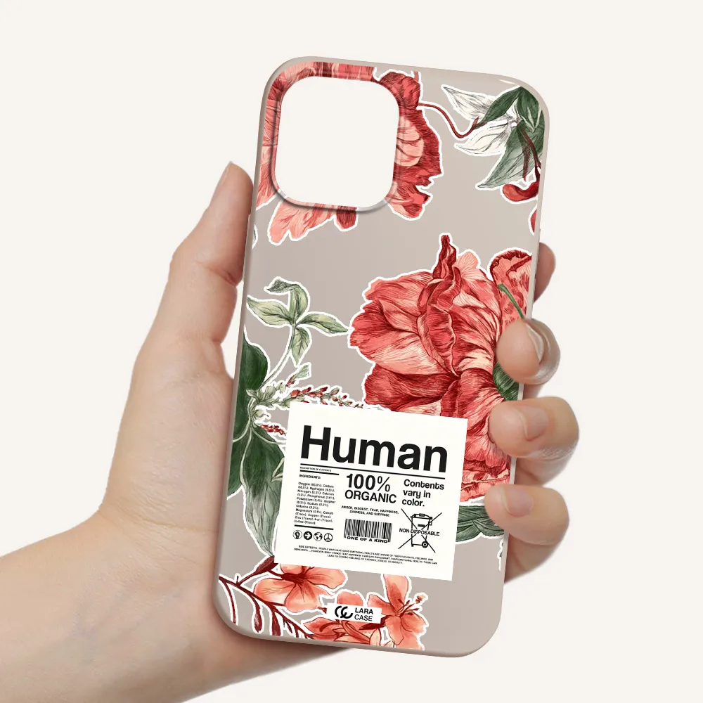 a cover of a book with flowers Apple iPhone 12 pro max Silicone Stone Case