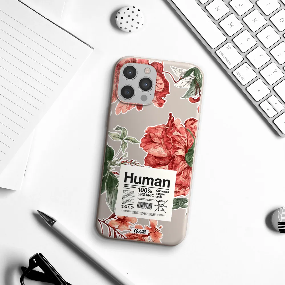 a cover of a book with flowers Apple iPhone 12 pro max Silicone Stone Case