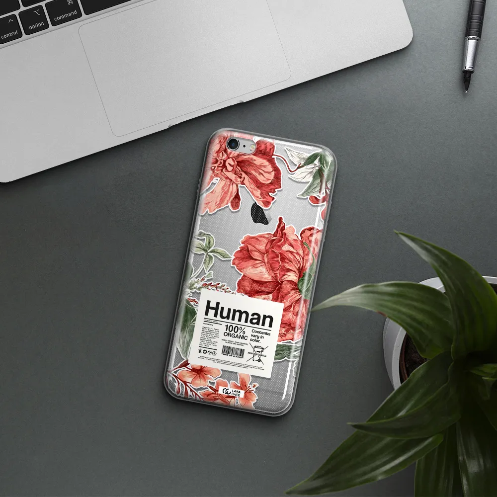 A Cover Of A Book With Flowers Apple Iphone 6 S Plus Clear Tpu Case