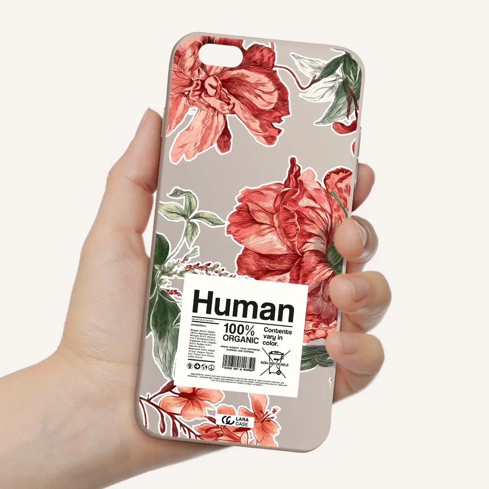 a cover of a book with flowers Apple iPhone 6 s plus Silicone Stone Case